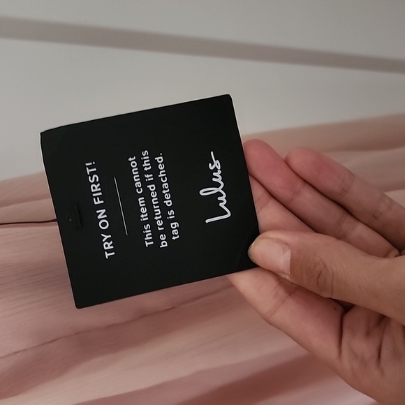 Lulus Light Pink Evening Gown - Picture 4 of 4